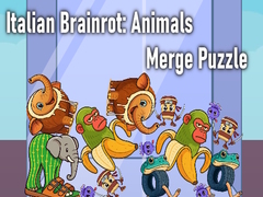 Spel Italian Brainrot: Animals Merge Puzzle