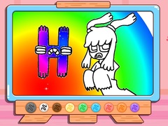 Spel Coloring Book: Alphabet Lore H