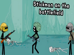 Spel Stickman on the battlefield