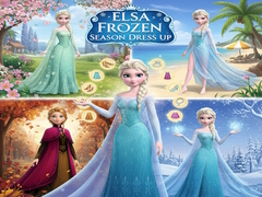 Spel Elsa Frozen Season Dress Up