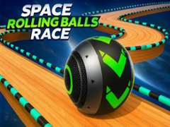 Spel Space Rolling Balls Race