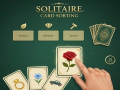 Spel Solitaire. Card Sorting