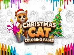 Spel Christmas Cat Coloring Pages