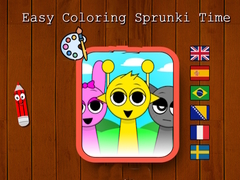 Spel Easy Coloring Sprunki Time