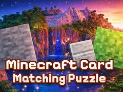 Spel Minecraft Card Matching Puzzle