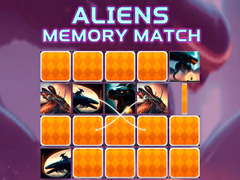 Spel Aliens Memory Match