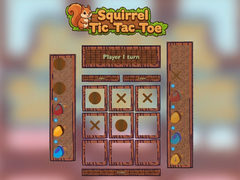 Spel Squirrel Tic Tac Toe