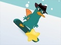 Spel Perry The Platypus Snowboarding