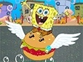 Spel Spongebob Eating Hamburger