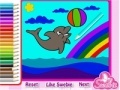 Spel Cute Dolphin Coloring