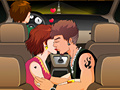 Spel Kiss in the taxi