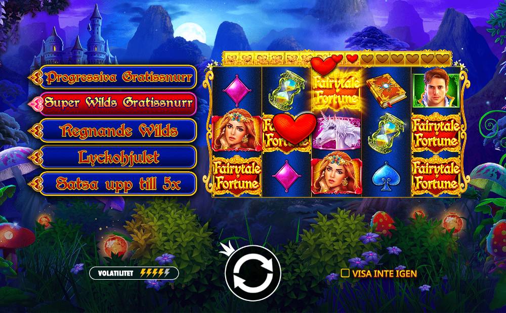 Skärmbild från Fairytale Fortune slot demo hos Game-Game