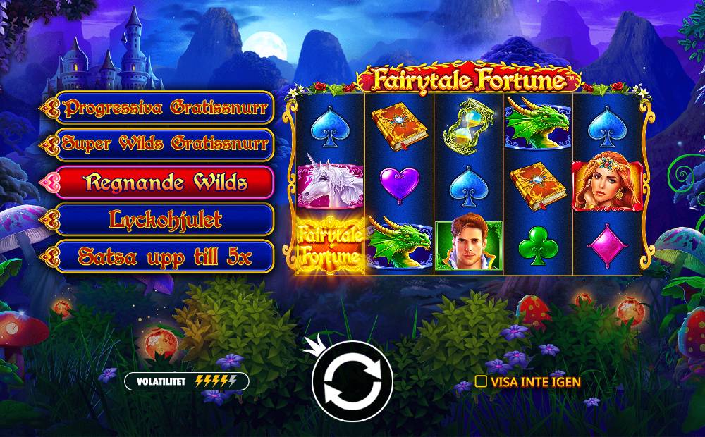 Skärmbild från Fairytale Fortune slot demo hos Game-Game