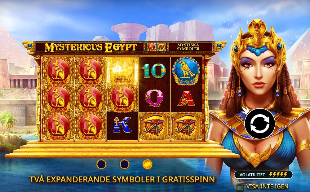 Skärmbild från John Hunter and the Tomb of the Scarab Queen slot demo hos Game-Game