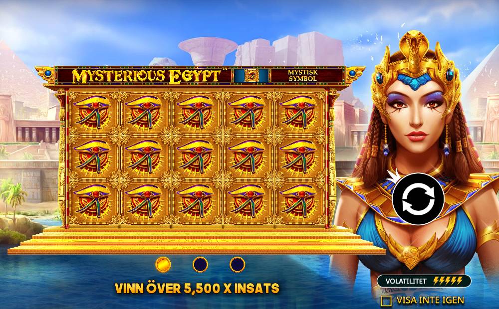 Skärmbild från John Hunter and the Tomb of the Scarab Queen slot demo hos Game-Game